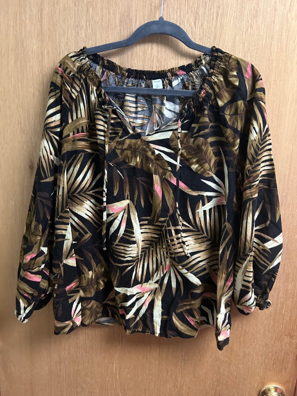 Old Navy Tropical Print Baggy Blouse